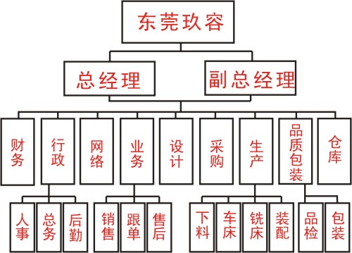 小优视频app为爱而生公司部門結構